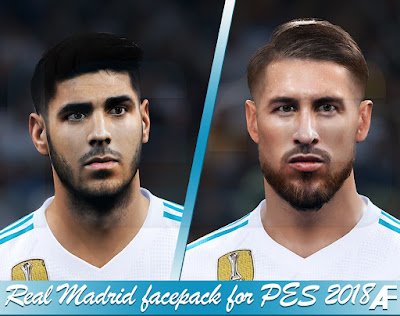 PES 2018 Asensio & Sergio Ramos by RezA9