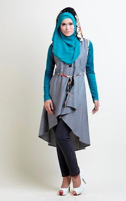 60 Desain  Modern  Baju  Muslim  Remaja  Terbaru  2021 Paling 