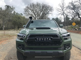 Front view of 2020 Toyota Tacoma TRD PRO
