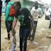 See Tragic Video Of Woman Brutally Beating Her Husband In Public