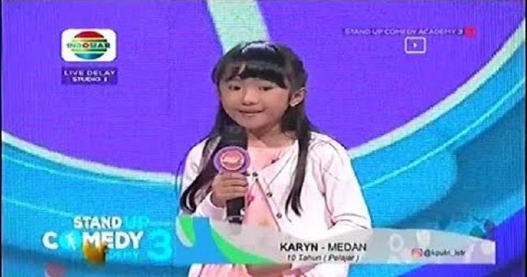 Inilah Sosok Karyn Komika Cilik Asal Medan yang Bikin 