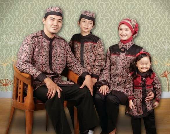 10 Model Baju Batik Muslim Anak Desain Terbaik 2019