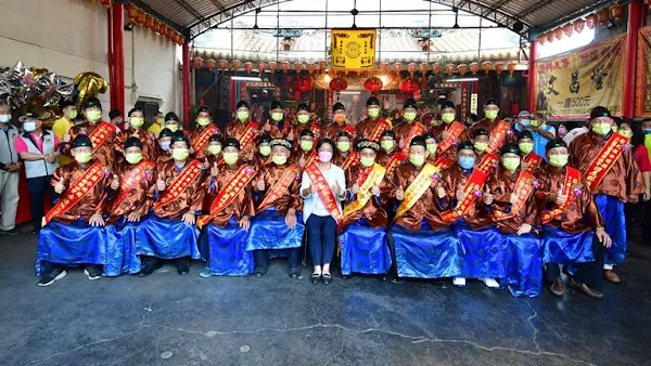 ▲彰化縣三山國王客底文化節系列活動，23日在永靖鄉永安宮舉辦辦理開幕式、朝聖典禮及福宴。（圖／記者林明佑翻攝）