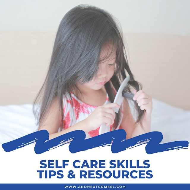 Self care skills for kids: tips for teaching self care skills, printable resources, and more!