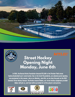 Franklin Recreation schedules the Official Opening of the hockey/basketball court at Fletcher Field