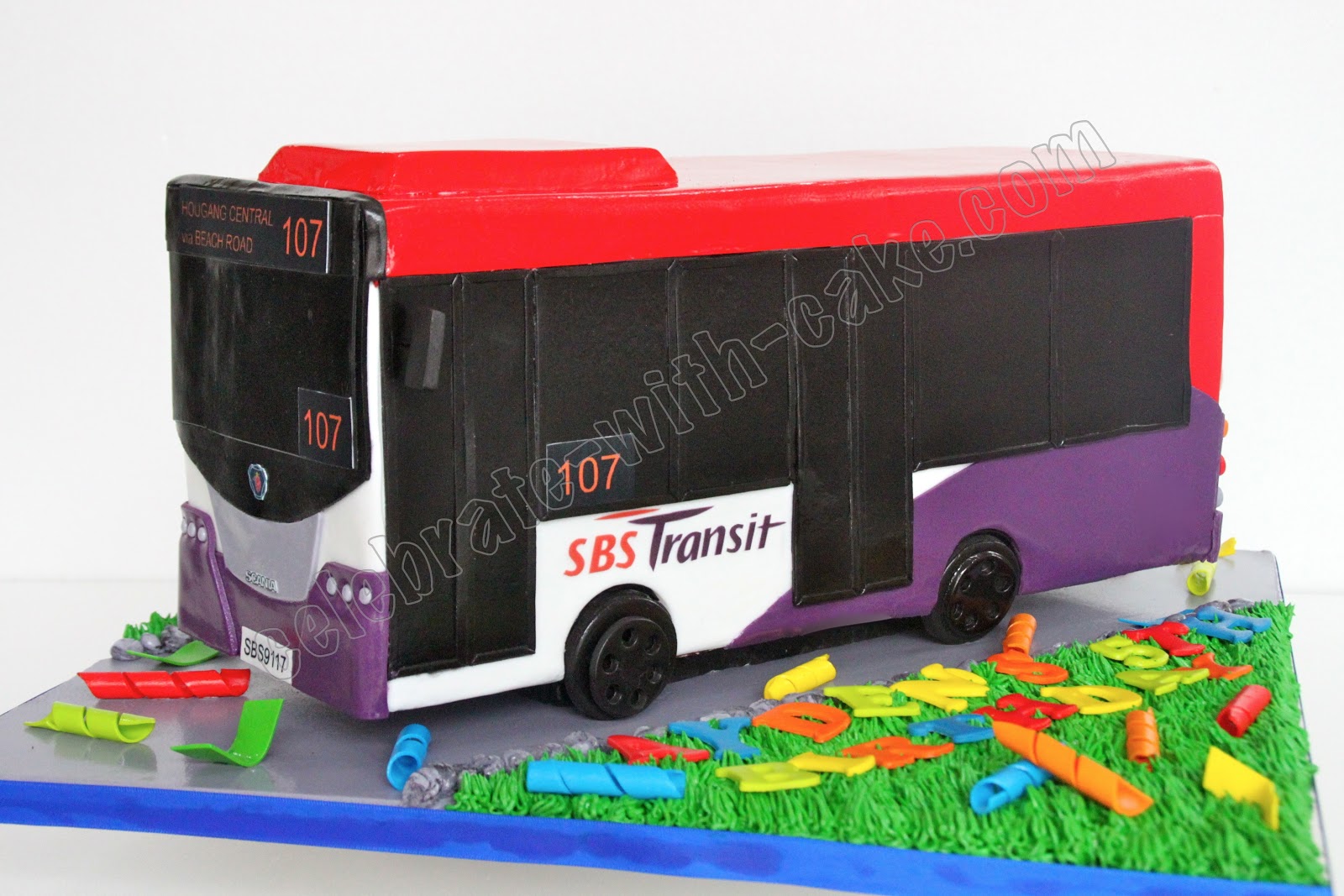Celebrate With Cake Sbs Bus Cake - new singaporesg bus roblox