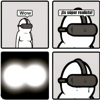 Viendo en realidad virtual