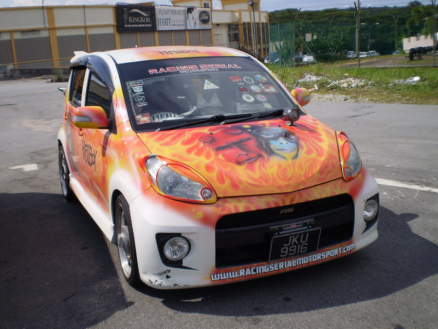 Myvi with Airbrush