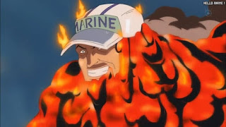 ワンピースアニメ 頂上戦争編 484話 赤犬 | ONE PIECE Episode 484