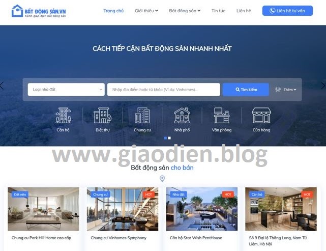 Share theme blogger bất dộng sản