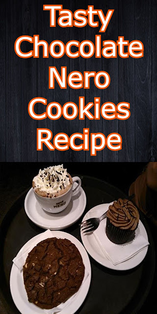 Tasty chocolate nero cookies