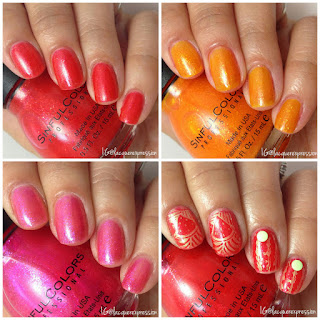 Citrus Twist nail polish collection from SinfulColors