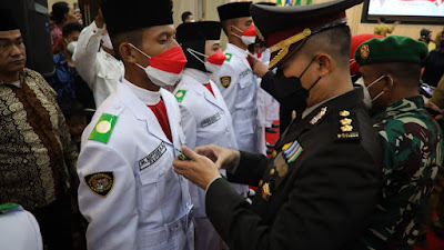Paskibra dan Anggota 45 Provinsi Banten di Kukuhkan 