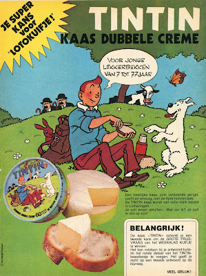 Advertentie Kaas Tintin
