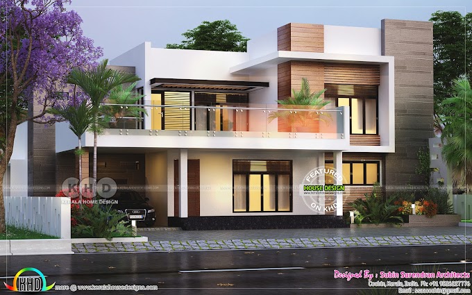 Small 3 Bedroom House Plans With Flat Roof / 900 sq-ft 2 BHK flat roof house - Kerala home design and ...