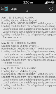 Xposed-installer-logs