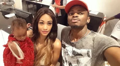 Diamond Platinumz,Child and Zari. PHOTO | Courtesy NAIJA