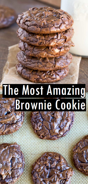 The Most Amazing Brownie Cookie  #dessert easy  #cookies recipe easy