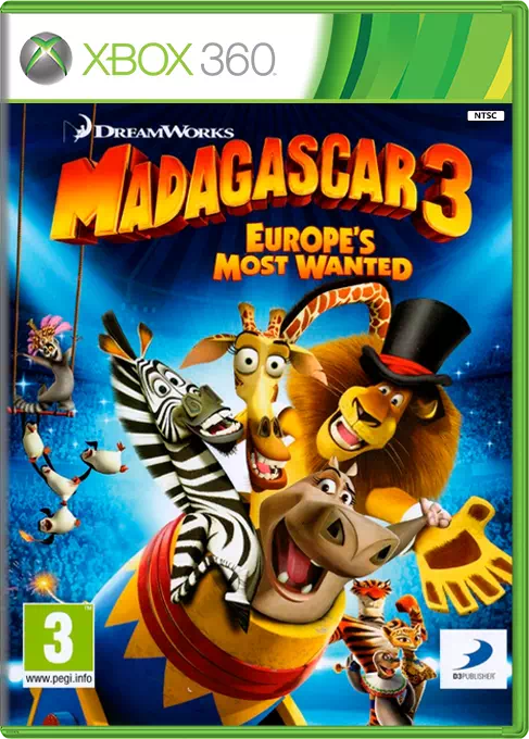 MADAGASCAR KARTZ - O JOGO DE XBOX 360, PS3 E Wii (PT-BR) 