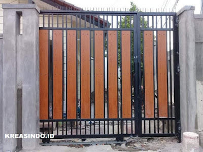 Model Pintu Besi Kombinasi GRC Terbaru untuk pilihan Anda