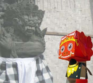 Balinese Mythology Barong Papercraft