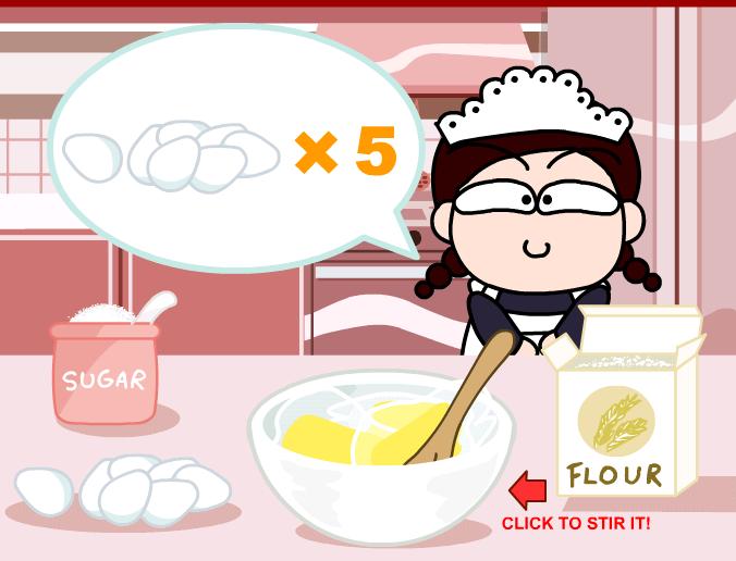 educational game cooking cake