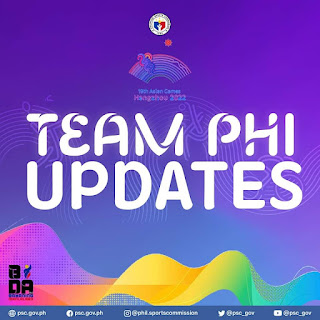 19th Asian Games Philippine Team Schedule and Results