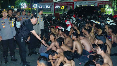 Puluhan Pesilat Yang Akan Menghadiri Sah-sahan Diamankan Polrestabes Surabaya