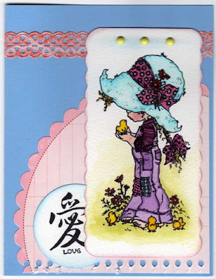 Stamps Sarah Kay Precious Moment Kanji chinese signs