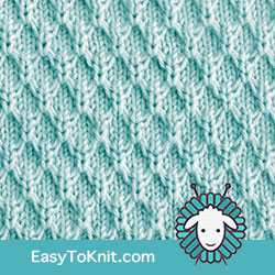 Slip Stitch Knitting 8: Mock Honeycomb | Easy to knit #knittingstitches #knittingpattern