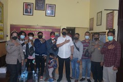 Polisi Fasilitasi Asiprasi Pekerja Migran CPMI Ke Disnakertran, Saat Kunjungan Presiden