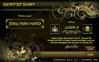 JUARA 4 TOURNAMENT INTERNAL III CLAN [99s] = HARDI