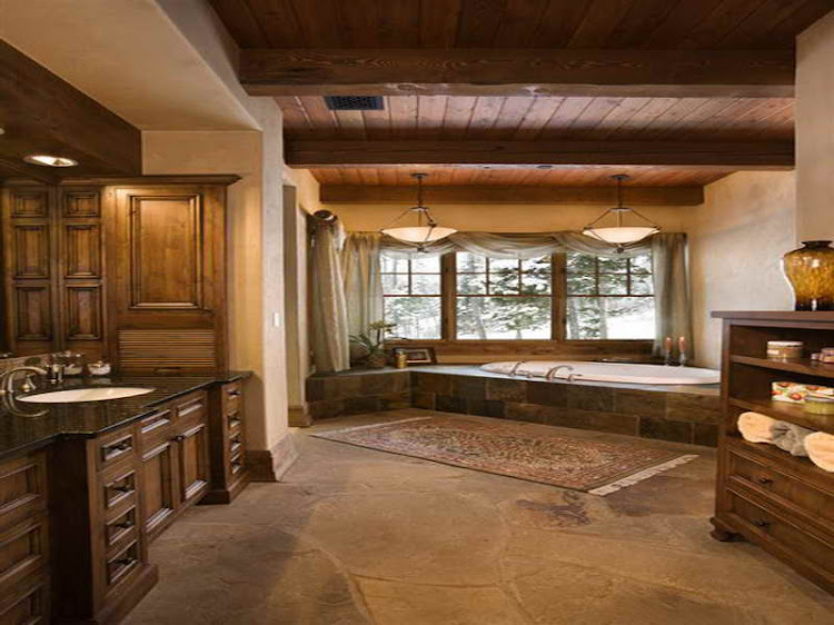 Rustic Bathroom Design Idea