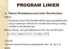Soal Soal Program Linear Kelas 11 Dan Pembahasan