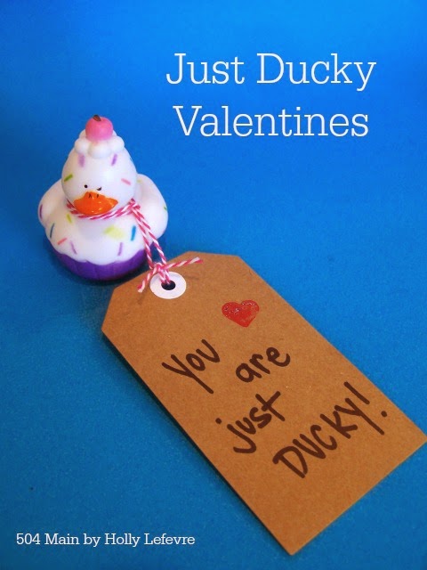 Just Ducky Non-Candy Valentines!