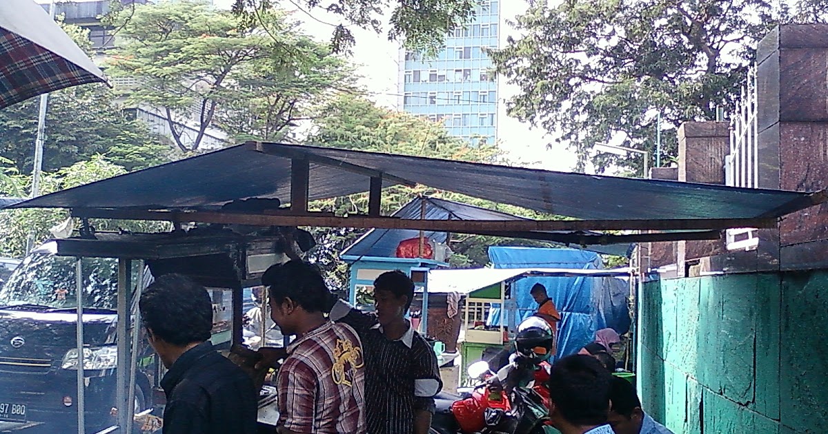 Design Tenda Pada Atap Gerobak Tukang Sate Madura o2 fresh