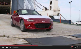 ロードスター MX5がアメリカへ輸出される映像1