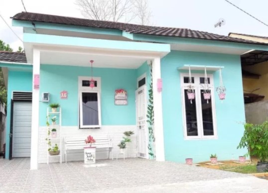 warna cat rumah bagian luar yang cerah terbaru