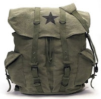 Canvas backpack for men