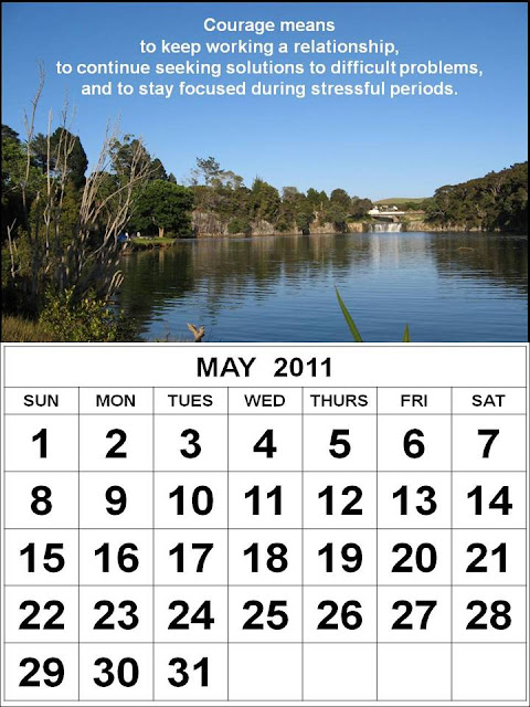 may calendar 2011. quote May 2011 Calendar