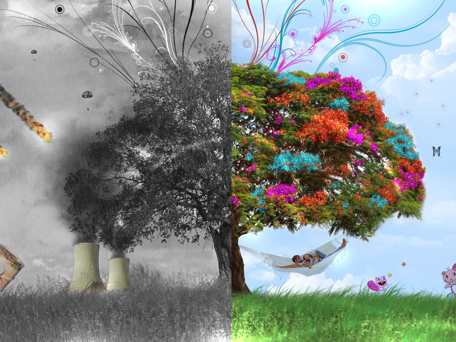 Nature Wallpapers: 3d Tree Wallpaper