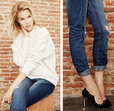 Suiteblanco nova coleção jeans & denim outono inverno calças mulher
