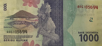 1000 Rupiah Indonesia banknote