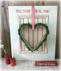 Metal Baking Form Heart Wall Decor via http://deniseonawhim.blogspot.com