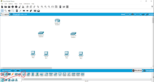 Cara Menghubungkan 2 Switch di Cisco Packet Tracer