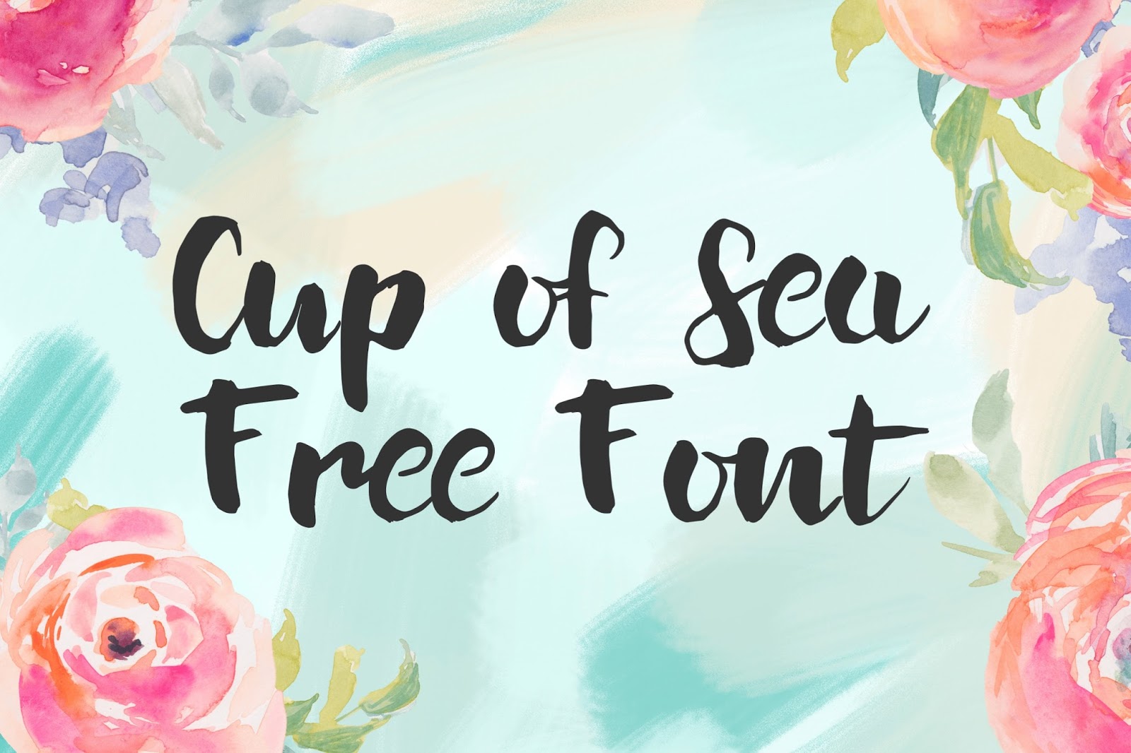 DLOLLEYS HELP: Cup of Sea Free Font