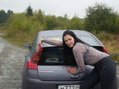 Cute Russian Girls and their Cars