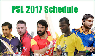 Pakistan Super League 2017 Team Captains
