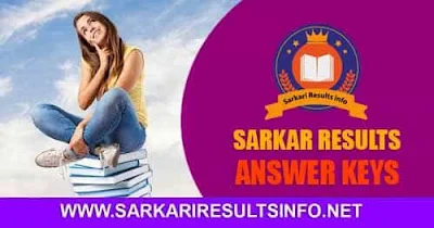 Sarkari Results Info Latest Answer Keys 2020