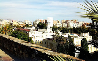 MALAGA ALCAZABA ATARDECER MALAGUEÑO